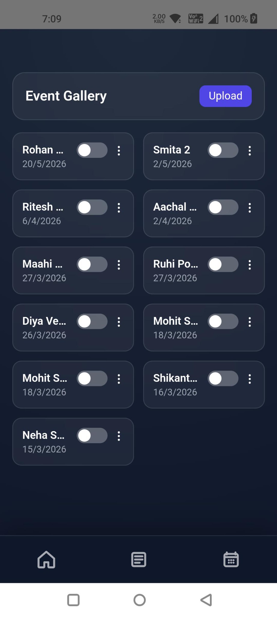 ChitraBook AI gallery list